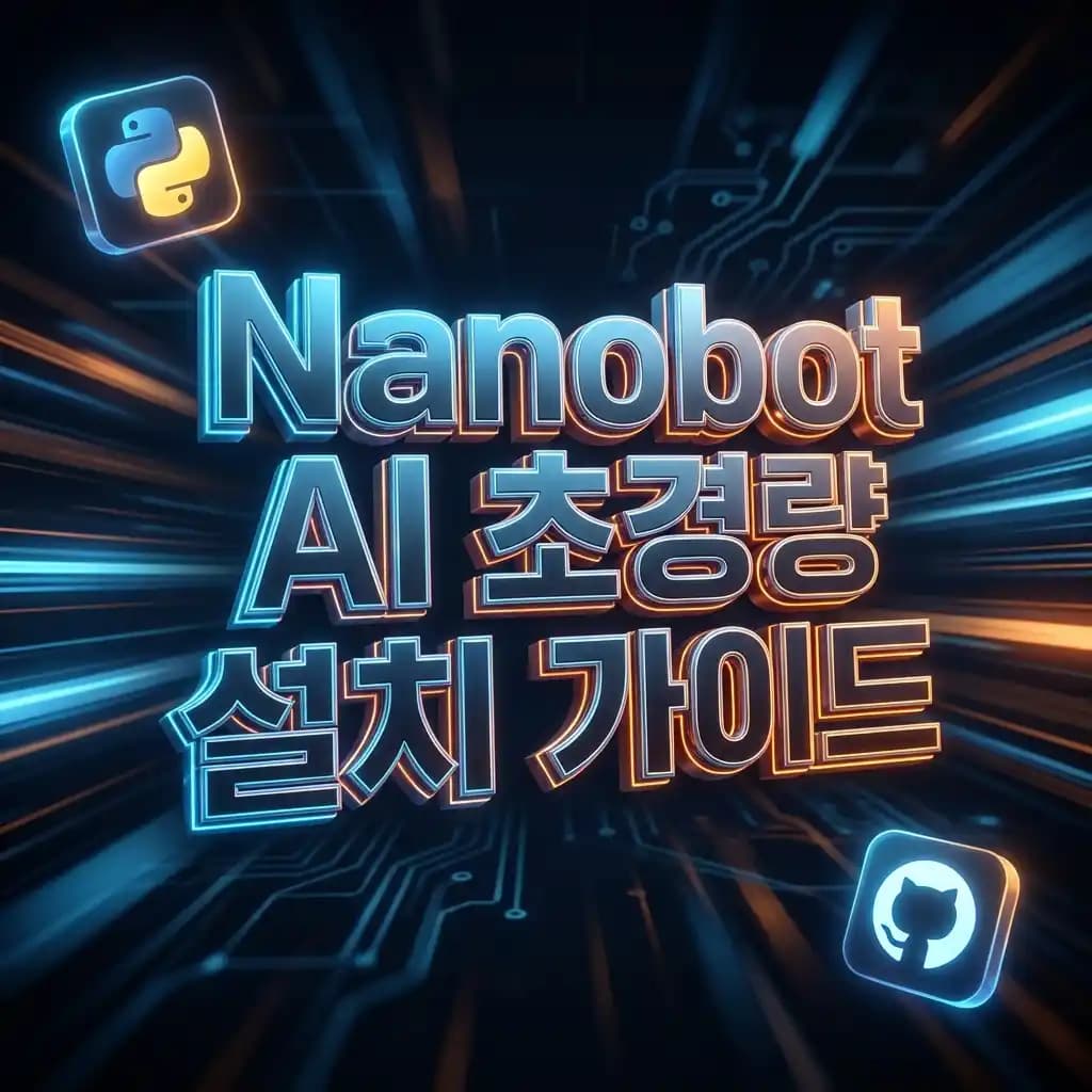 Nanobot AI 설치 가이드: OpenClaw 비교 및 파이썬 로컬 구동(pip) 완벽 정리